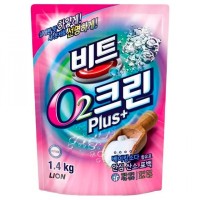LION Кислородный отбеливатель BEAT O2 Clean Plus Pouch, 1,4кг