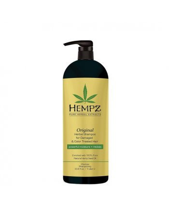 Шампунь для поврежденных окрашенных волос без сульфатов Hempz Original Shampoo For Damaged Color Treated Hair 1000 мл.