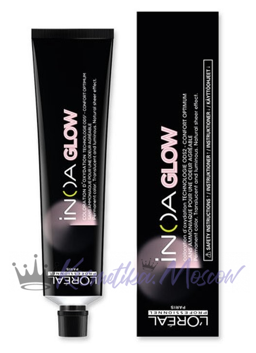 Краска для волос Loreal Inoa GLOW Light L.28 - перламутровый мокка (песочный розовый)