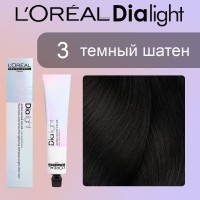 Loreal Гель-крем тон-в-тон без аммиака Diа Light, 3 шатен темный, 50 мл
