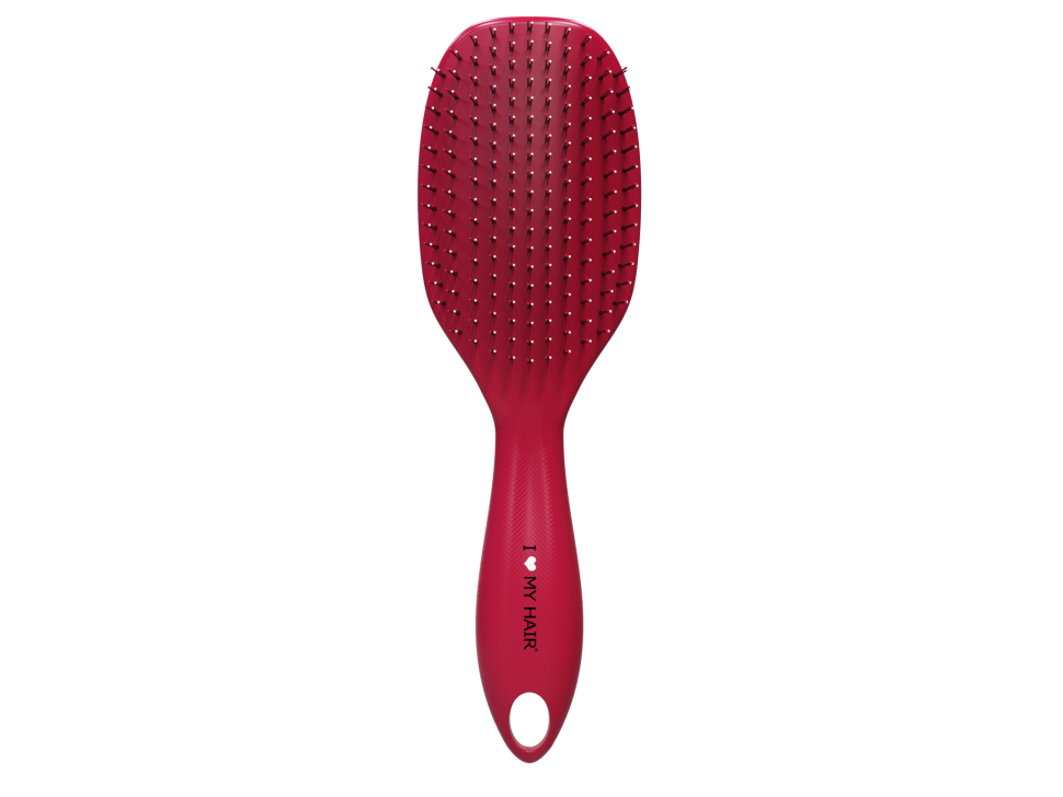 Парикмахерская щетка I LOVE MY HAIR `Spider Classic` 1502 Magenta глянцевая L