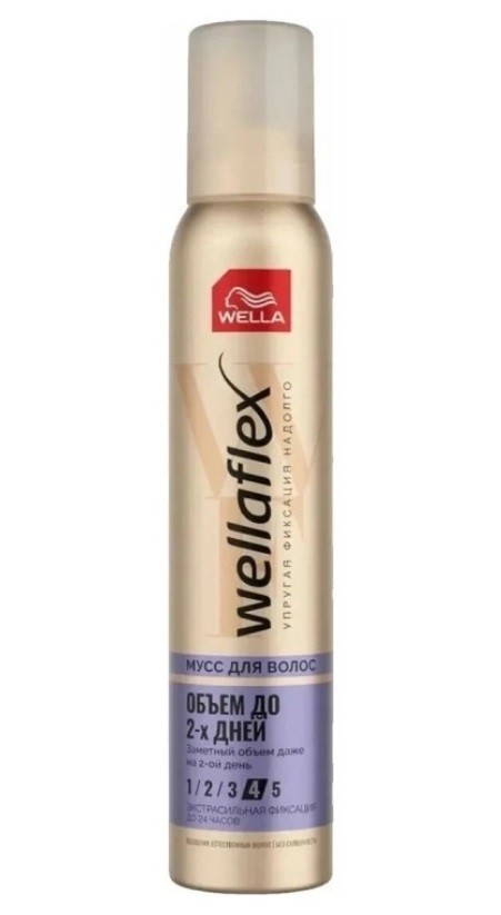 Wella WellaFlex Мусс для волос Объем и Восстановление суперсильной фиксации 200 мл