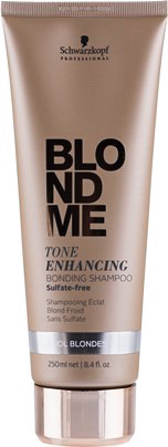 Бондинг-шампунь для поддержания холодных оттенков блонд - Schwarzkopf BlondMe Tone Enhancing Bonding Shampoo Cool 250 мл