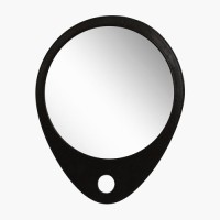 Зеркало заднего вида DEWAL BARBER STYLE, в черной оправе, 30, 5х25см