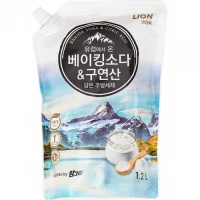 LION Средство для мытья посуды Сода и Лимонная кислота, Baking soda &amp; Citric acid, Refill , 1,2л