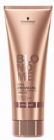 Бондинг - шампунь для поддержания теплых оттенков блонд - Schwarzkopf BlondMe Tone Enhancing Bonding Shampoo Warm 250 мл