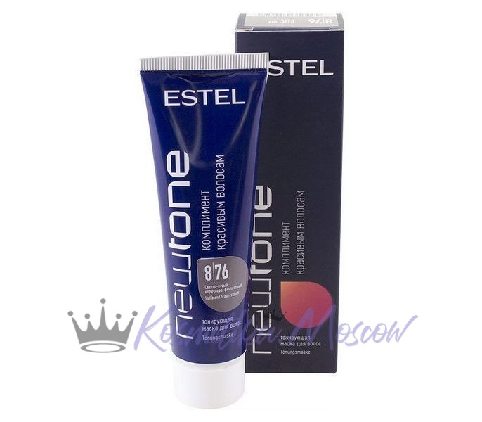 ESTEL PROFESSIONAL 8/76 МАСКА Couturetone (светло - русый коричнево - фиолетовый) - 60 мл