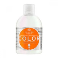 Шампунь с льняным маслом и УФ - фильтром Kallos Cosmetics KJMN Color Shampoo для окрашенных волос 1000 мл