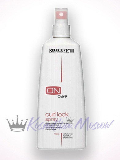 Тонизирующий несмываемый спрей для объема и вьющихся волос - Selective Professional On Care Color Care Curl Lock Spray 250 мл