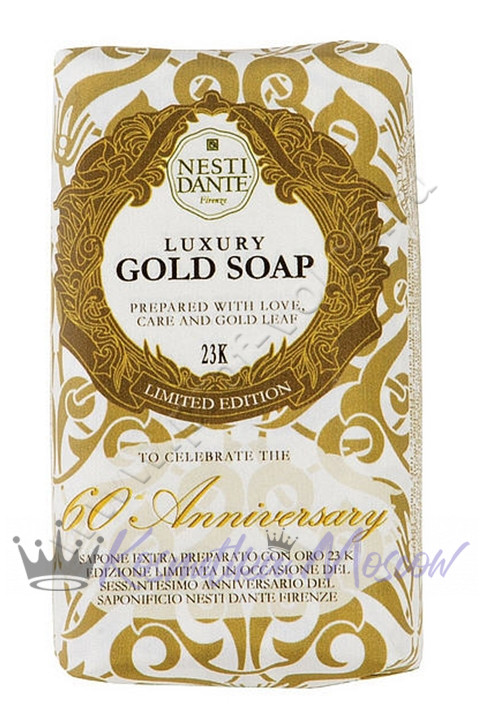 Мыло Nesti Dante 60th Anniversary Gold Soap (Нести Данте Юбилейное Золотое) 250 мл.
