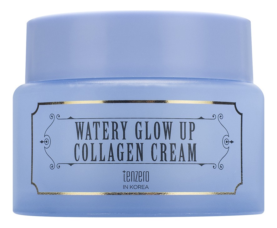 TENZERO Увлажняющий крем для лица с коллагеном WATERY GLOW UP CREAM 80г