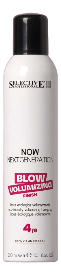 Selective FINISH: Экологический лак для волос для придания объема, без газа `BLOW VOLUMIZING`, 300 мл