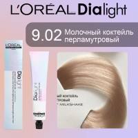 Краска для волос LOREAL DIA Light 9.02 (Молочный коктейль перламутровый)