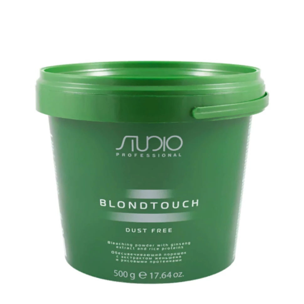 KAPOUS - Обесцвечивающий порошок с экстрактом женьшеня и рисовыми протеинами `Dust Free`` 500 гр