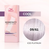 Гель-крем краска Wella Shinefinity 09/61 Ледяная Платина