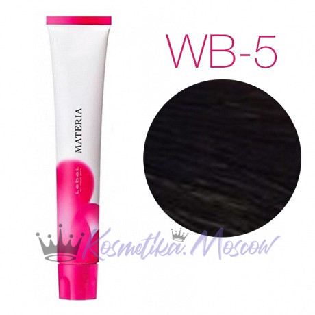 Lebel Materia 3D WB-5 (светлый шатен тёплый) - Перманентная низкоаммичная краска для волос 80 мл