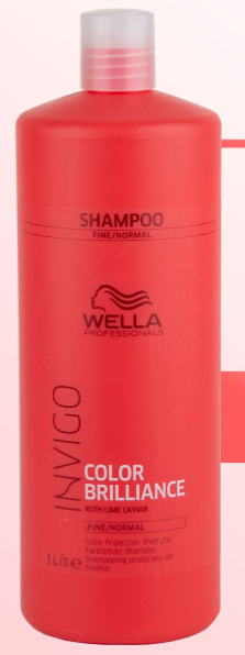 Шампунь для защиты цвета тонких и нормальных волос - Wella Professional Invigo Color Brilliance Color protection shampoo for fine/normal hair 1000 мл
