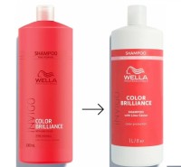 Шампунь для защиты цвета тонких и нормальных волос - Wella Professional Invigo Color Brilliance Color protection shampoo for fine/normal hair 1000 мл