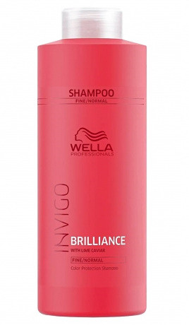 Шампунь для защиты цвета тонких и нормальных волос - Wella Professional Invigo Color Brilliance Color protection shampoo for fine/normal hair 1000 мл