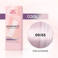 Гель-крем краска Wella Shinefinity 09/65 Розовое Сияние