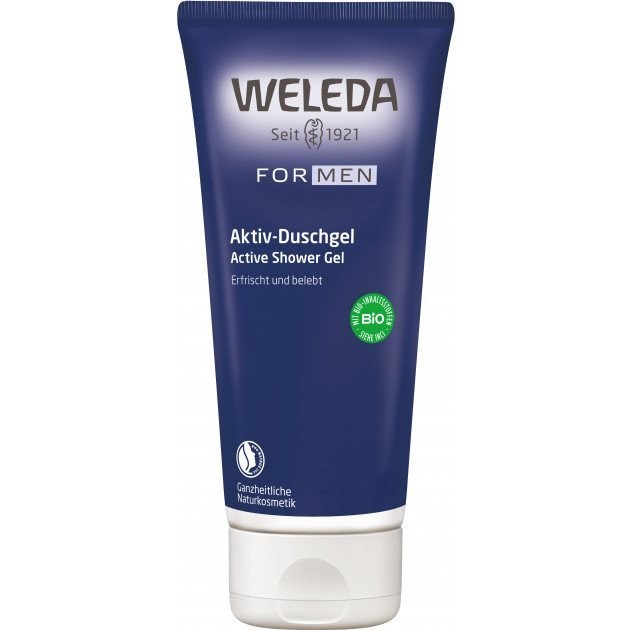 WELEDA Мужской гель для душа 3 в 1 Active Fresh 200 мл