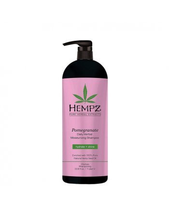 Шампунь без сульфатный питательное увлажнение Hempz Pure Herbal Moisturizing Pomegranate Shampoo 1000 мл.