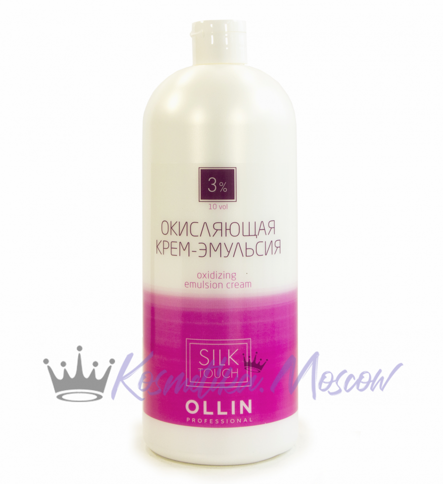 OLLIN silk touch Oxidizing Emulsion Cream 3% 10vol. Окисляющая крем-эмульсия 1000 мл