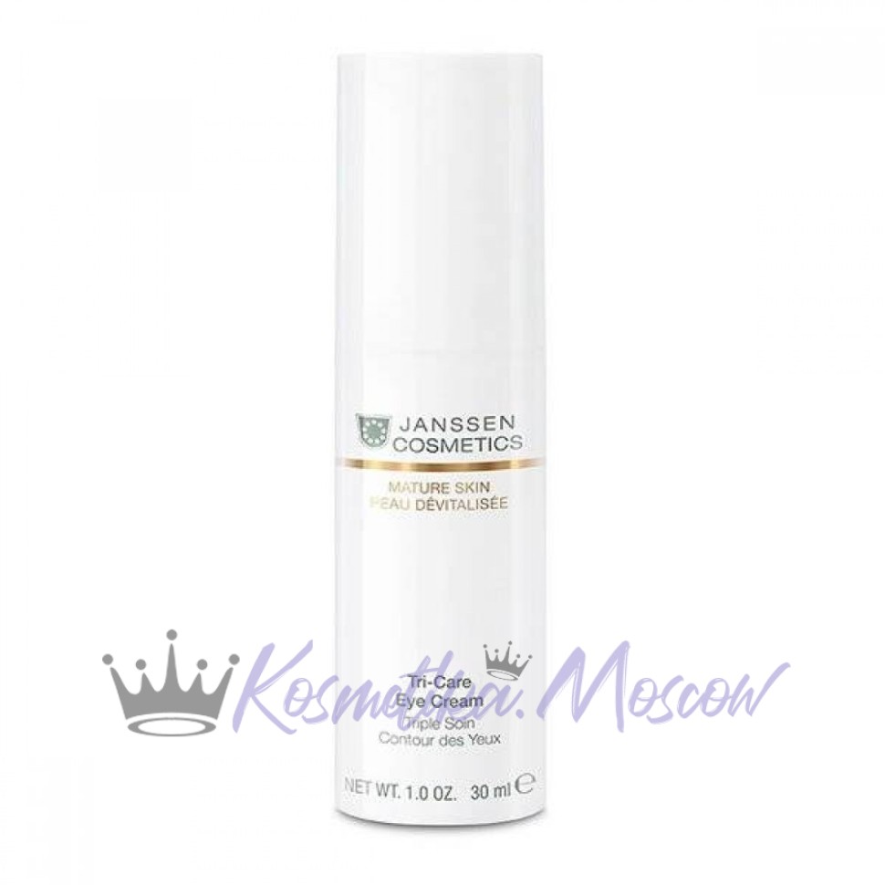 Омолаживающий укрепляющий крем Janssen Cosmetics Mature Skin Tri-Care Eye Cream для контура глаз с комплексом Cellular Regeneration 30 мл.