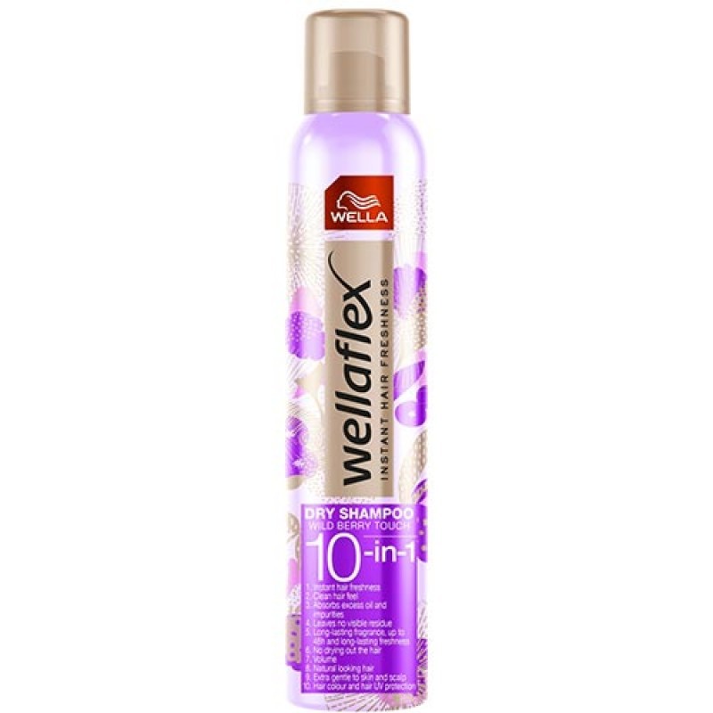 Wella WellaFlex Wild Berry Touch Сухой шампунь для волос 180 мл