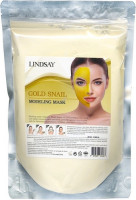 Lindsay Альгинатная маска с муцином золотой улитки Gold Snail Modeling Mask
