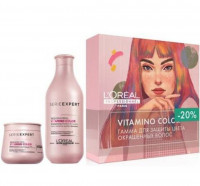 Набор от Loreal Vitamino Color - Защита цвета окрашенных волос Шампунь - 300 мл, Маска - 250 мл