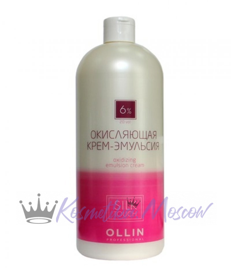 OLLIN silk touch Oxidizing Emulsion Cream 6% 20vol. Окисляющая крем-эмульсия 1000 мл