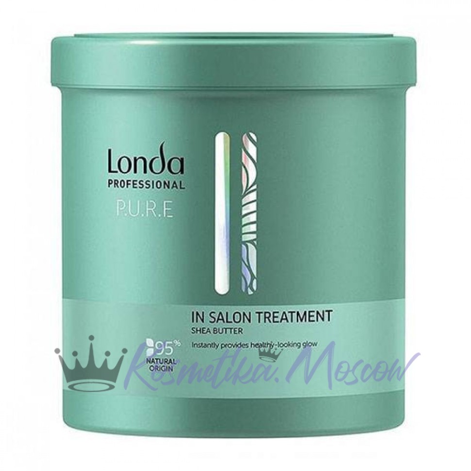 Органическая маска Londa Professional P.U.R.E In Salon Treatment Shea Butter для сухих и тусклых волос 750 мл.