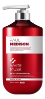 PAUL MEDISON Гель для душа с коллагеном и ароматом белого мускуса Signature Body Wash White 1077мл