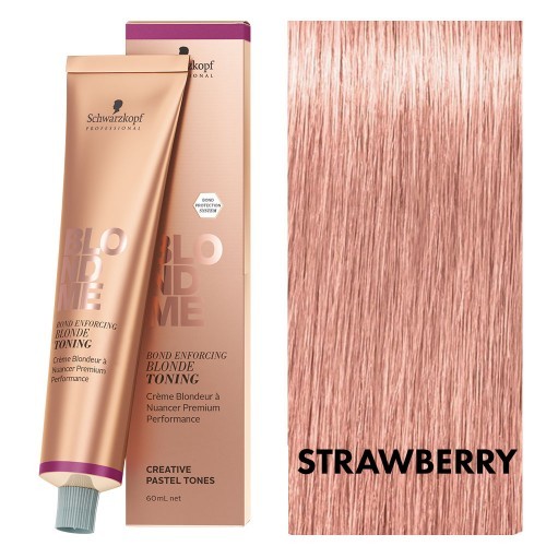 Schwarzkopf BLONDME T-Toning -Strowberry Pastel Тонирующий крем Земляника,60 мл