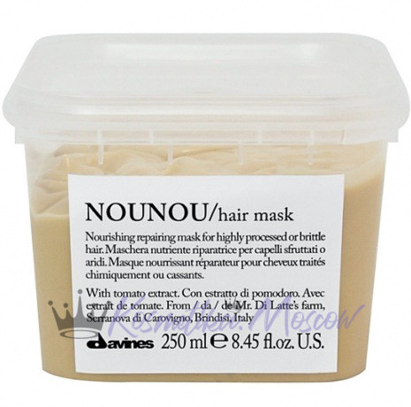 Интенсивная восстанавливающая маска для глубокого питания волос - Davines Nounou Nourishing Repairing Mask 250 мл