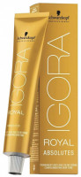 Темный русый шоколадный натуральный - Schwarzkopf Igora Royal Absolute 6-60 60 мл