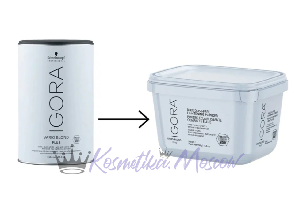 Порошок осветляющий - Schwarzkopf Professional Igora Vario Blond Plus 450 гр