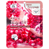 3W Clinic Тканевая маска с экстрактом граната, 1 шт