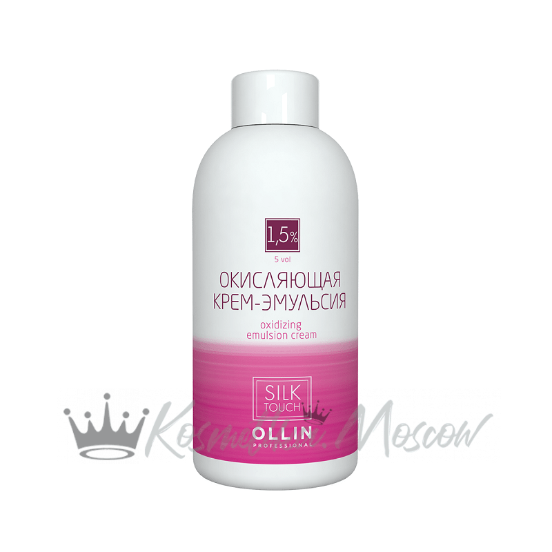 OLLIN silk touch Oxidizing Emulsion Cream 1,5% 5vol. Окисляющая крем-эмульсия 90 мл