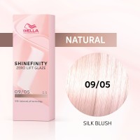 Гель-крем краска Wella Shinefinity 09/05 Нежный Румянец