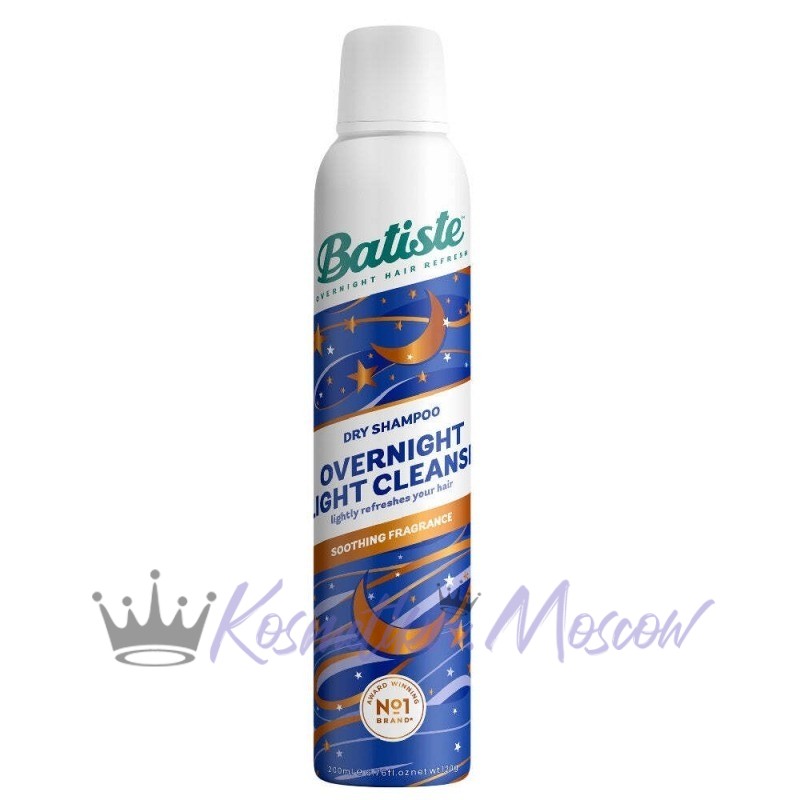 BATISTE Сухой шампунь OVERNIGHT LIGHT DRY 200 мл