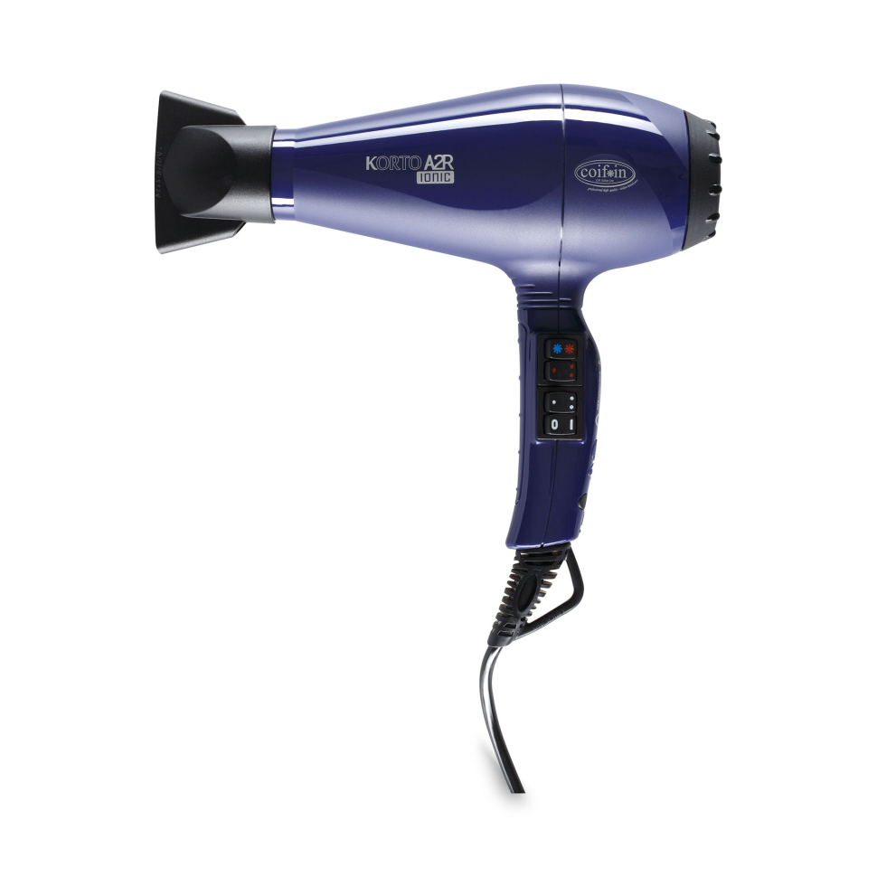 Фен COIF*IN KTkaaRi 2400 Вт, 2 насадки, с ионизацией, цвет синий