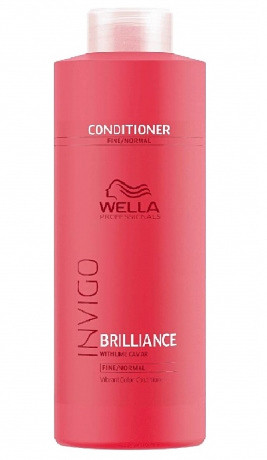 Бальзам-уход для защиты цвета тонких и нормальных волос - Wella Professional Invigo Color Brilliance Vibrant Color Conditioner for fine/normal hair 1000 мл