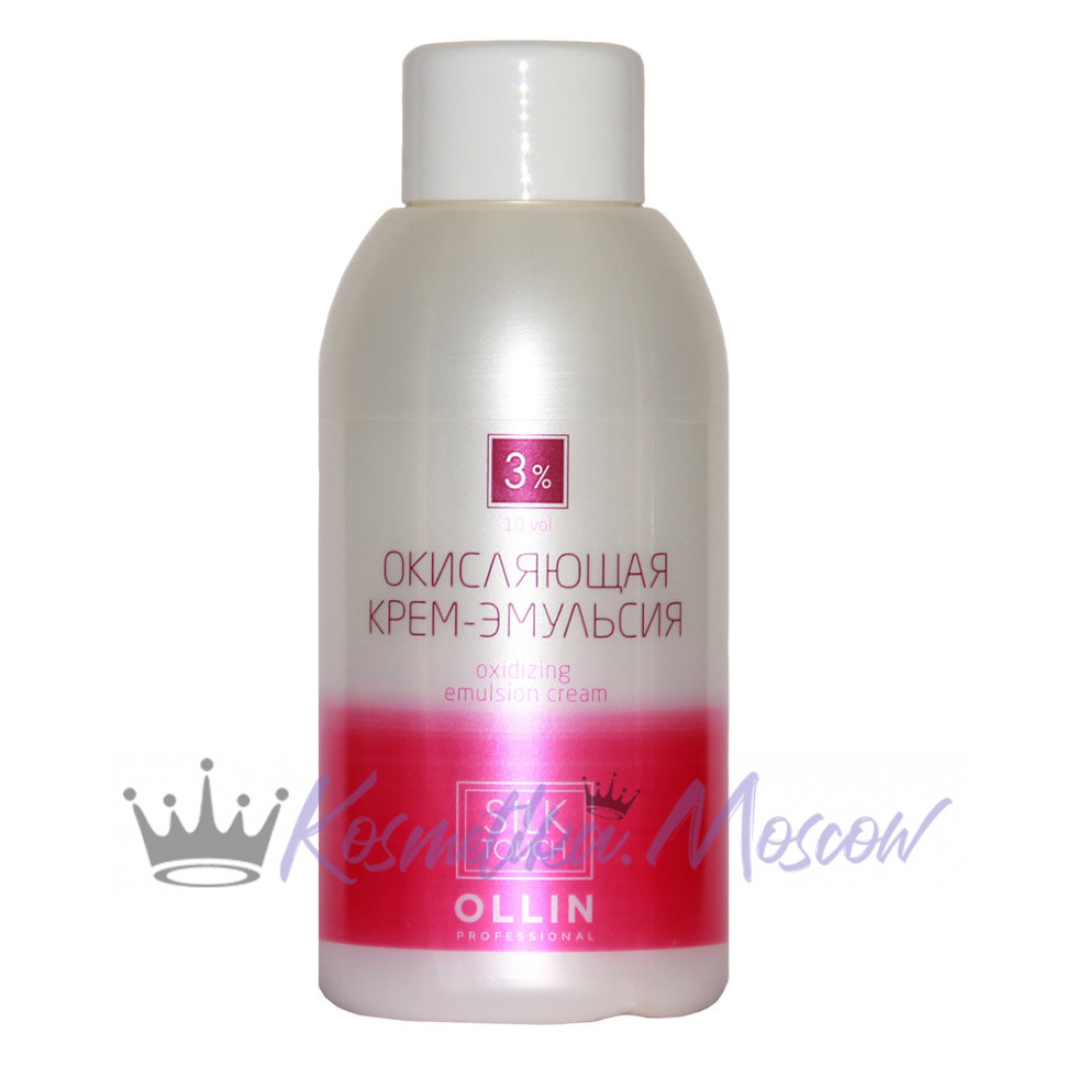 OLLIN silk touch Oxidizing Emulsion Cream 3% 10vol. Окисляющая крем-эмульсия 90 мл