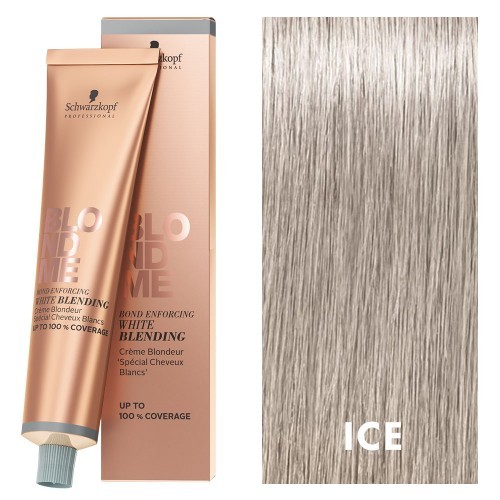 Schwarzkopf BLONDME Бондинг-крем осветляющий для седых волос Лед LB-White Blending Ice 11-10 60 мл
