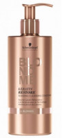 Очищающий кондиционер - Schwarzkopf BlondMe Keratin Restore Bonding Cleansing Conditioner 500 мл