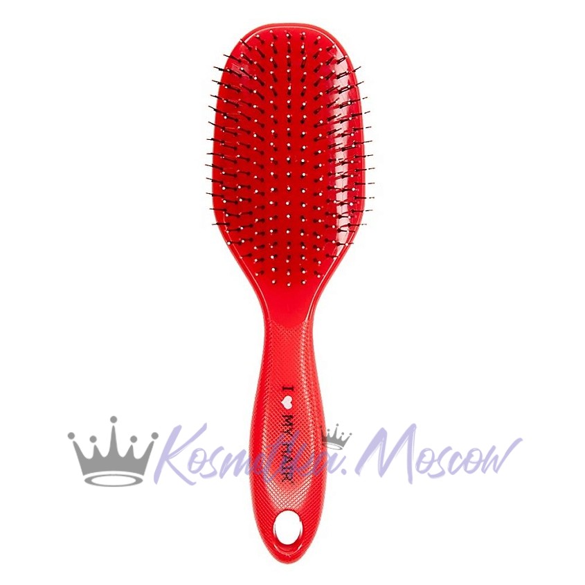 Парикмахерская щетка I LOVE MY HAIR "Spider Classic" 1502 оранжевая глянцевая L