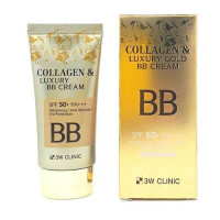 3W CLINIC Крем с коллагеном и коллоидным золотом - BB Cream Collagen &amp; Luxury Gold, 50 мл