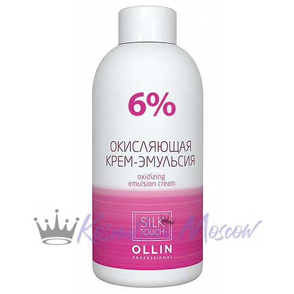 OLLIN silk touch Oxidizing Emulsion Cream 6% 20vol. Окисляющая крем-эмульсия 90 мл